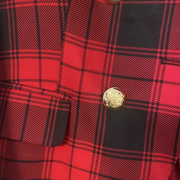 Fashion to Figure Buffalo plaid Blazer sz 1 NWOT - Picture 3 of 6